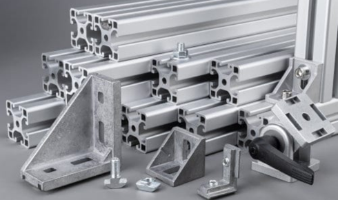 T slot aluminum extrusion layout