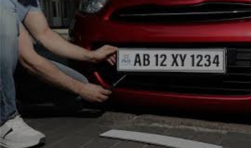 number plate booking